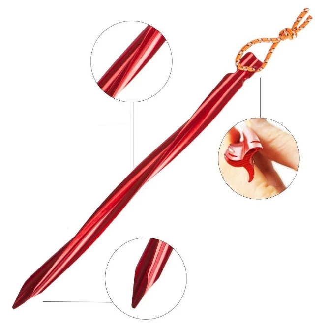 Basic Nature Zelthering Y-Stake Spiral - Tent Stake 4 Basic Nature Zelthering Y-Stake Spiral - Tent Stake - Image 2