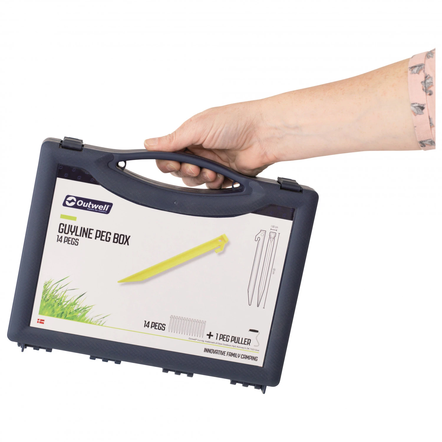 Outwell Guyline Peg Box - Tent Stake 4 Outwell Guyline Peg Box - Tent Stake - Image 2