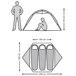 Stoic Njavve 3P Tent - 3-person Tent -CampNest Outdoors Shop stoic njavve 3p tent 3 person tent detail 11